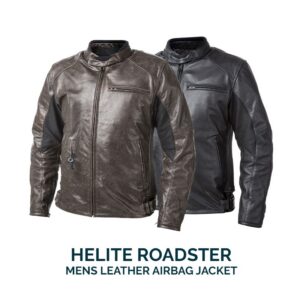 HELITE ROADSTER Mens Leather Airbag Jacket