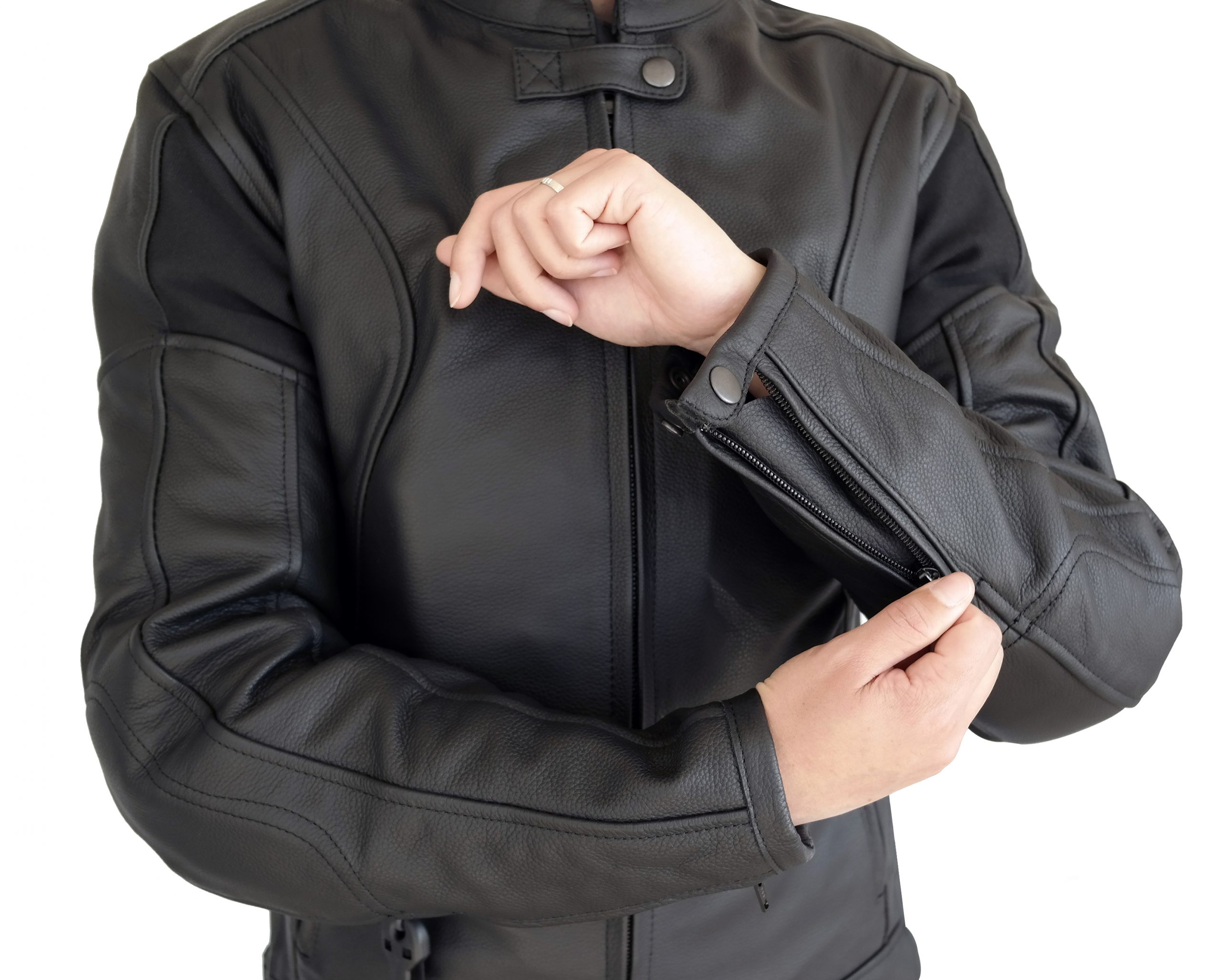 Womens Leather Airbag Jacket