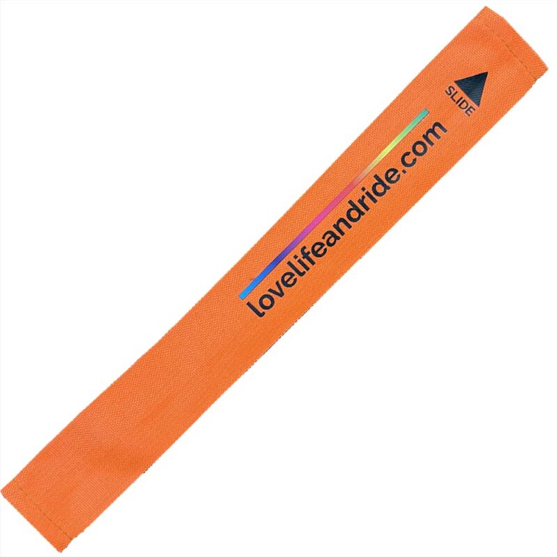 orange motorcycle lanyard cover