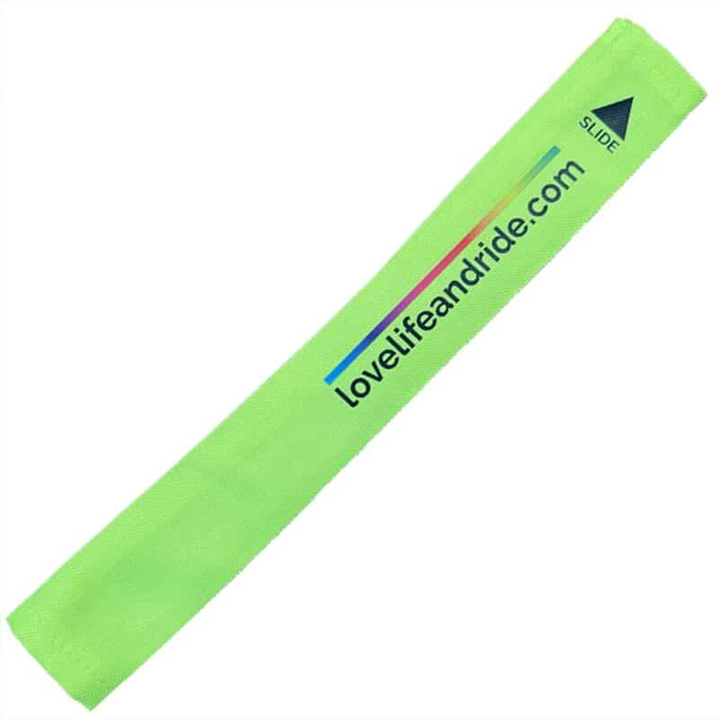 hi-vis yellow motorcycle lanyard cover for helite mechanical airbags